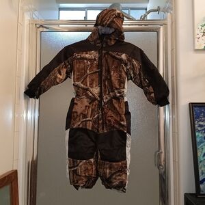 Kids 3T Camo Snowsuit with Hood